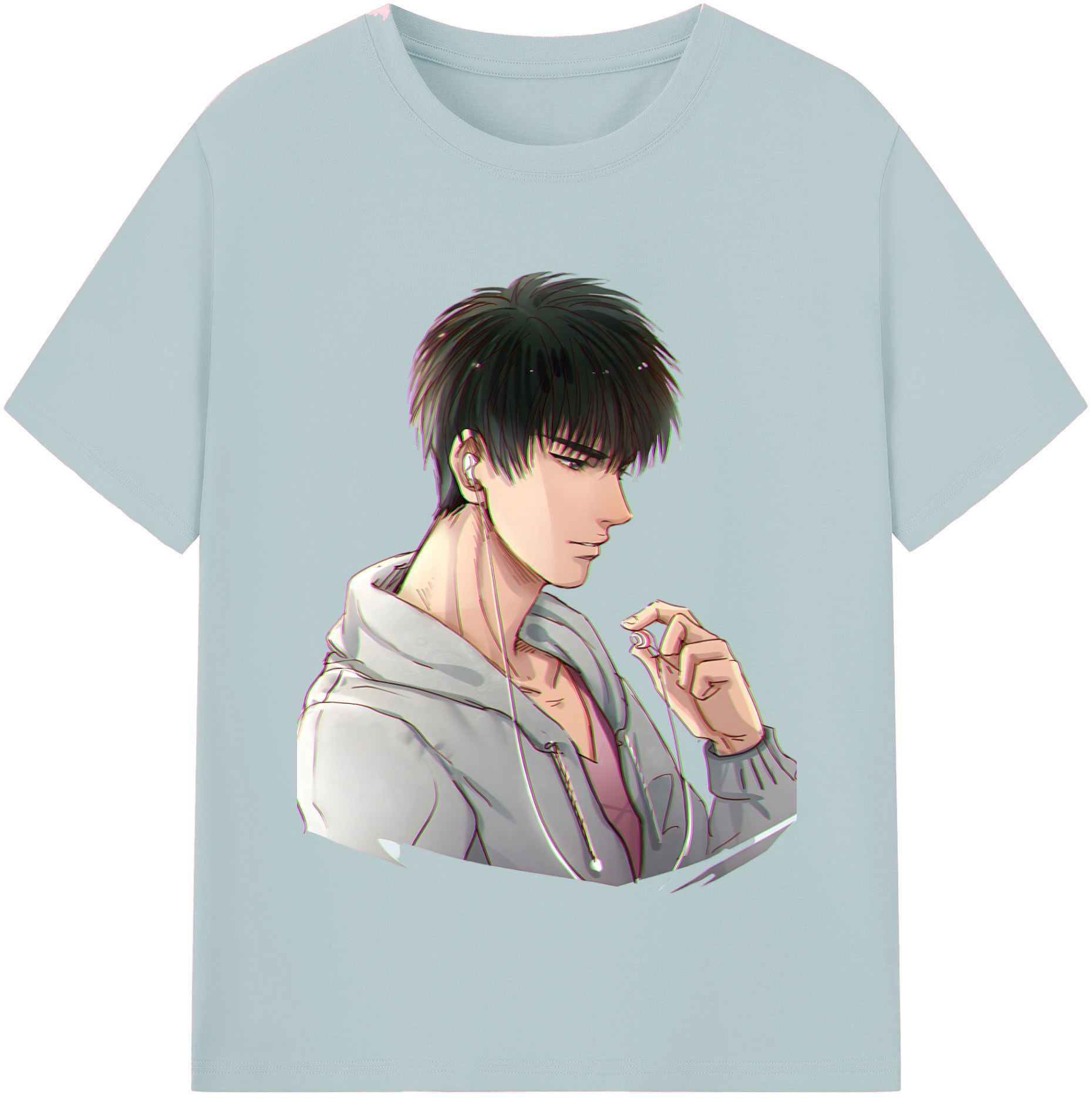 SLAM DUNK／スラムダンク 綿100％半袖Tシャツ（フロントプリント）